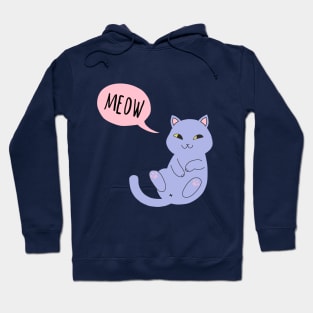 Meow Cat Hoodie